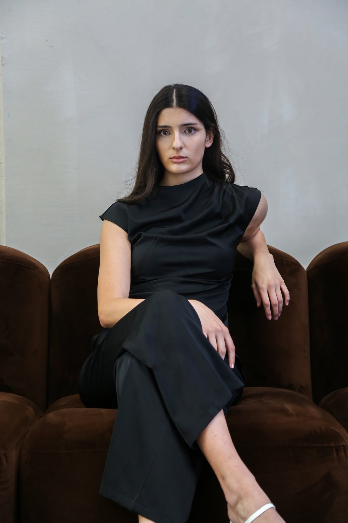 Black Matching Shirt & Trousers Set