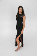 Black Mesh Maxi