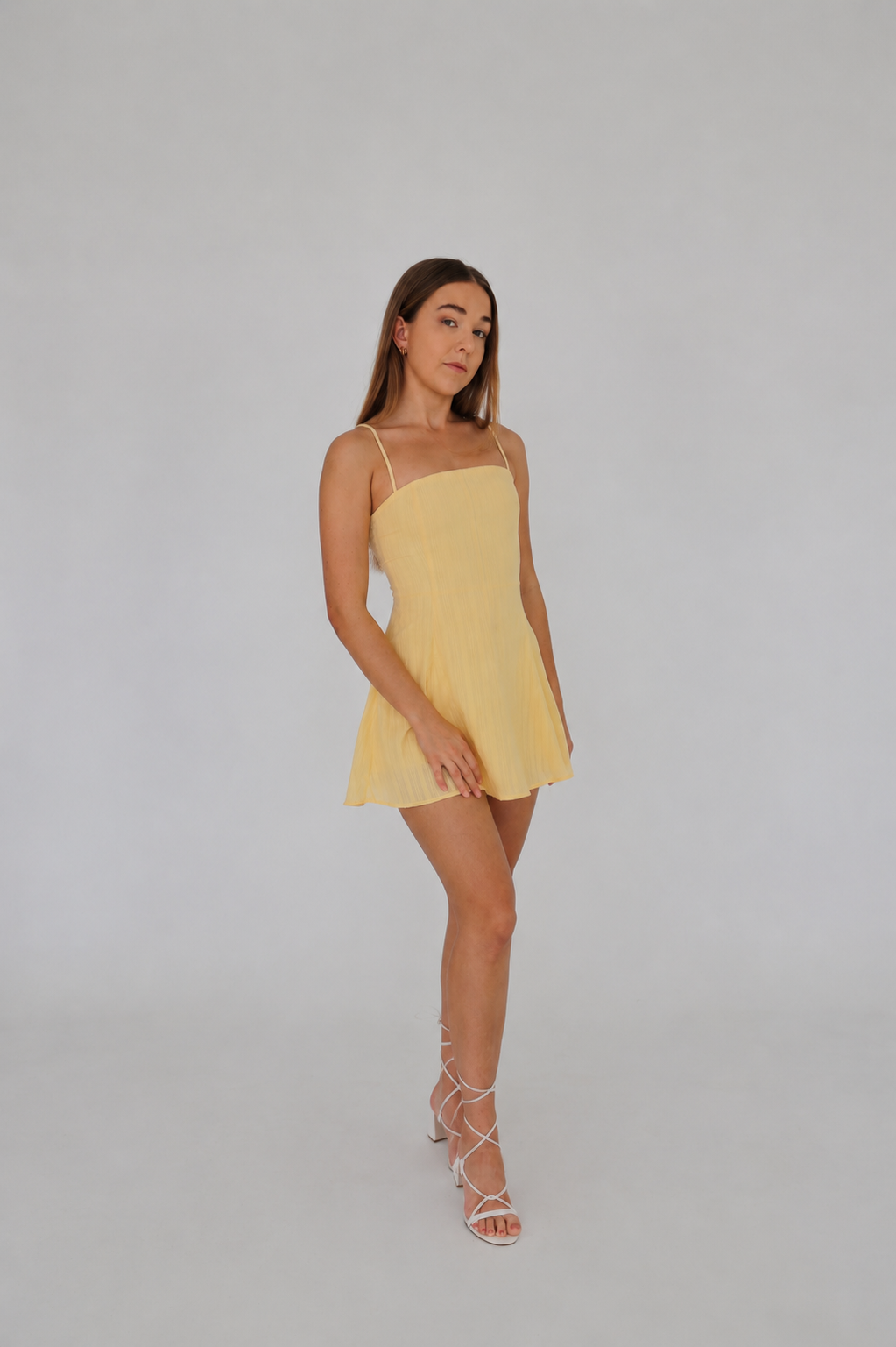 Butter Yellow Mini Dress